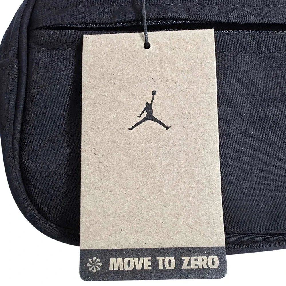 Nike‎ Air Jordan Alpha Jumpman Camera Bag Small Crossbody WA0870-023 Black NEW
